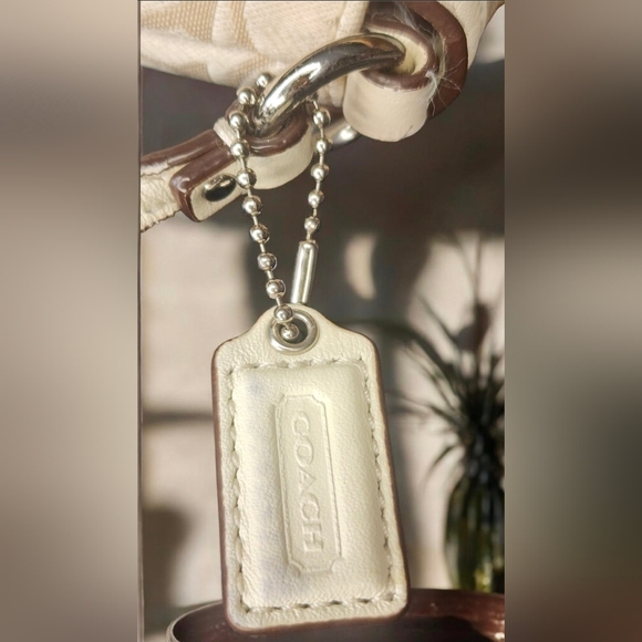 Coach Kristin Signature Sateen Flap Crossbody Style No. F48983 - Picture 6 of 12